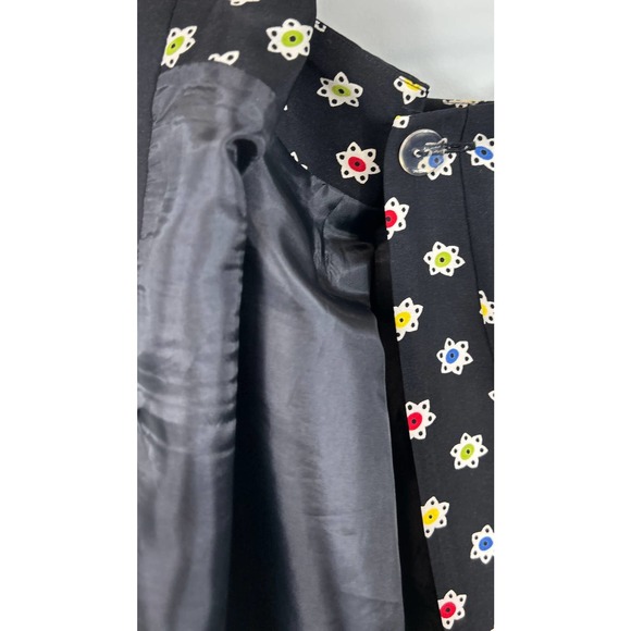 Vintage 90S Cambridge Dry Goods  Paisley and Stars Mini Wrap Skirt Size 4 - Picture 5 of 9